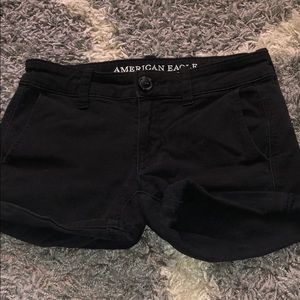 Black american eagle shorts